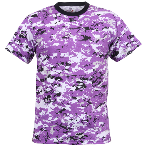 Ultra Force Digital Ultra Violet Camo T-Shirt 