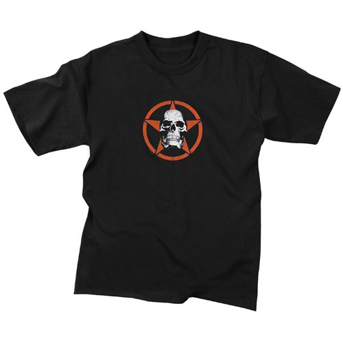 Kids Skull In Star T-Shirt