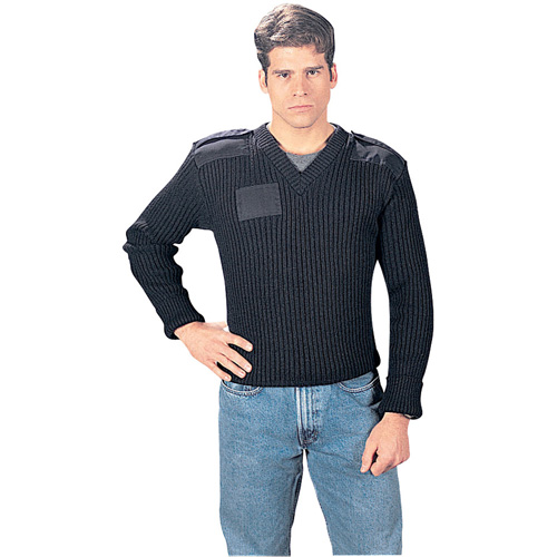 Mens GI Type Wool V-Neck Sweater