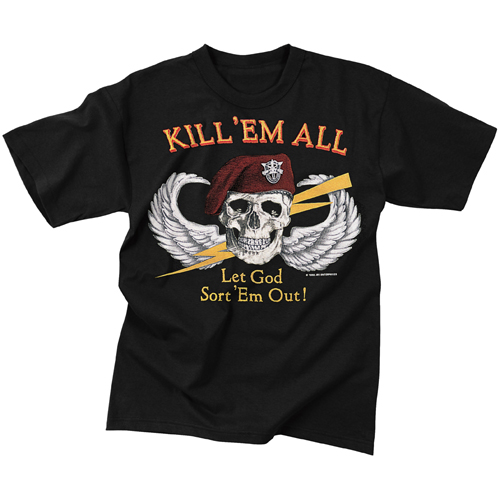 Mens Kill Em All Let God Sort Em Out T-Shirt