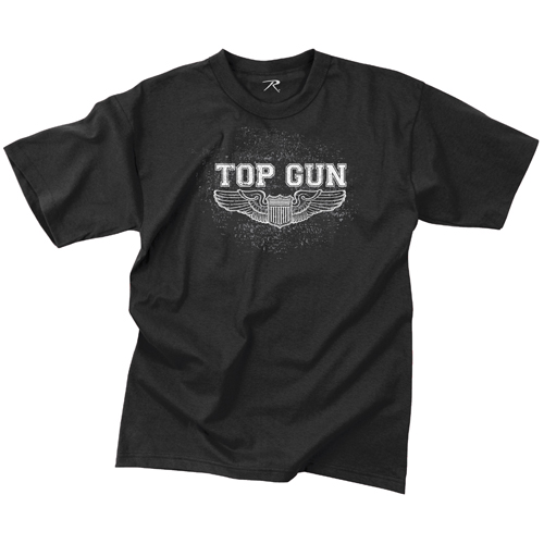 Ultra Force Vintage Black Top Gun T-Shirt