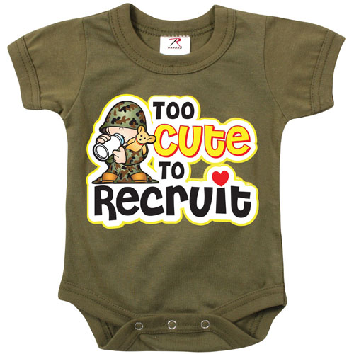 Infant Too Cute To Recruit One-Piece