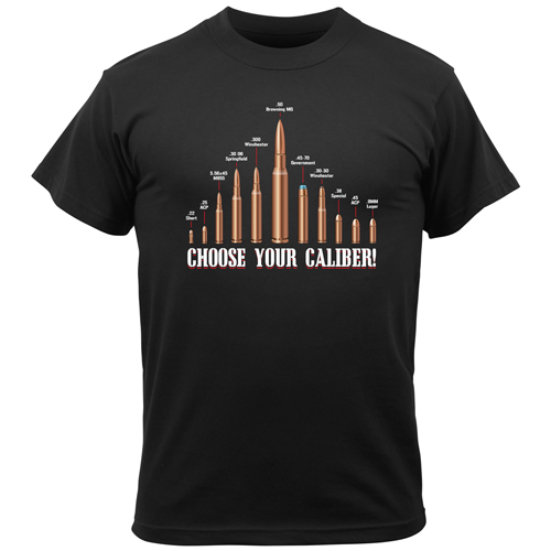 Mens Vintage Choose Your Caliber T-Shirt