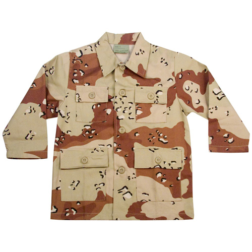 Ultra Force Jr GI Kids Desert Camouflage 4 Packet BDU Shirt