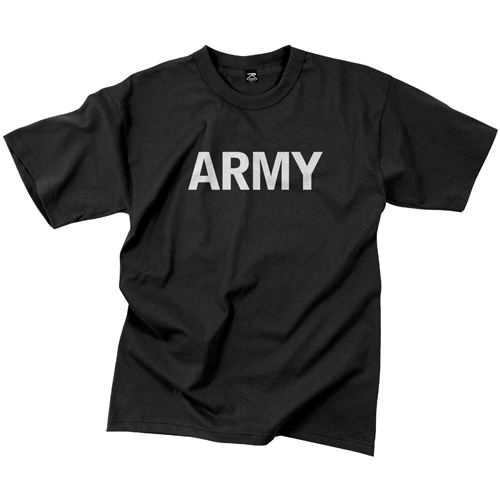 Mens Army Reflective Grey PT T-Shirt