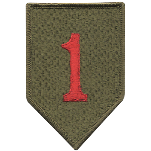 Ultra Force Patch 1st Infantry Big Red One Subdued
