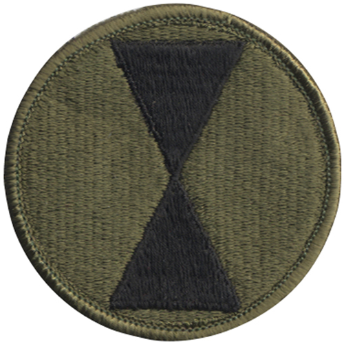 7Th Infantry Division Patch