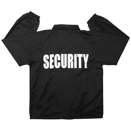 Mens Lined Coaches Security Jacket