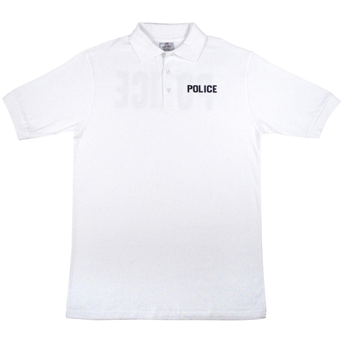 Mens Police Printed Golf T-Shirt