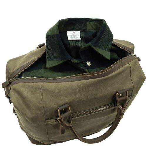 Ultra Force Vintage Carry-On Travel Bag (Olive Drab)