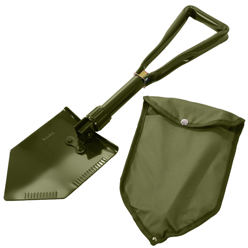 Deluxe Tri-Fold with Cover Shovel
