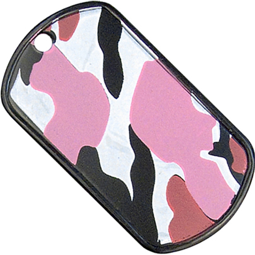 Ultra Force Pink Camo Dog Tags