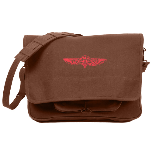 Ultra Force Earth Brown Canvas Israeli Paratrooper Bag