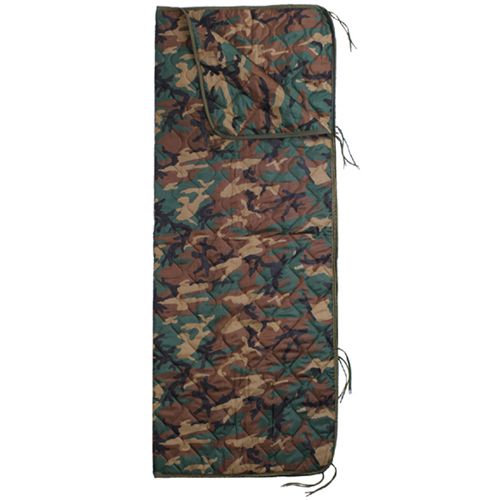 GI Type Rip-Stop Poncho Liner with Zipper
