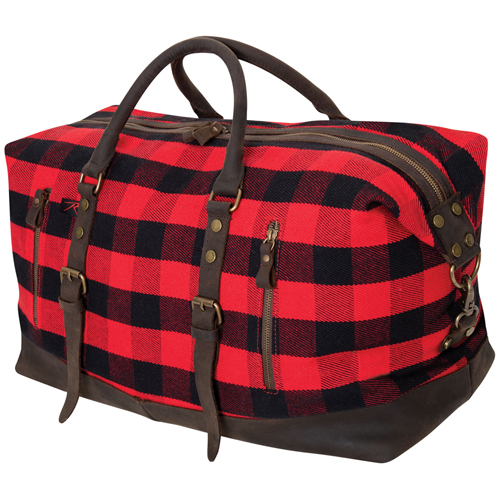 Extended Cotton Canvas Weekender Bag