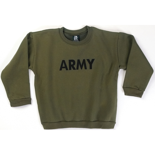 Ultra Force Kids OD Army Crewneck Sweatshirt