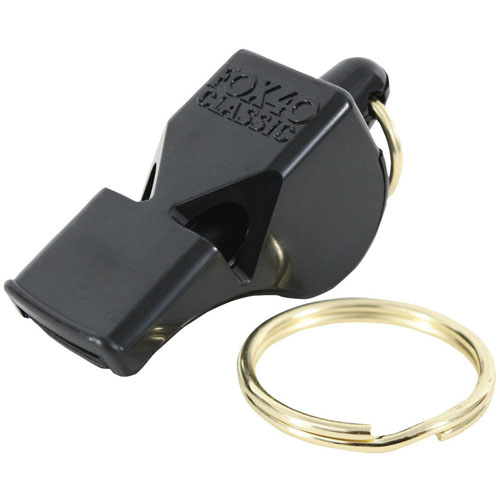 Classic Safety Whistle - Black