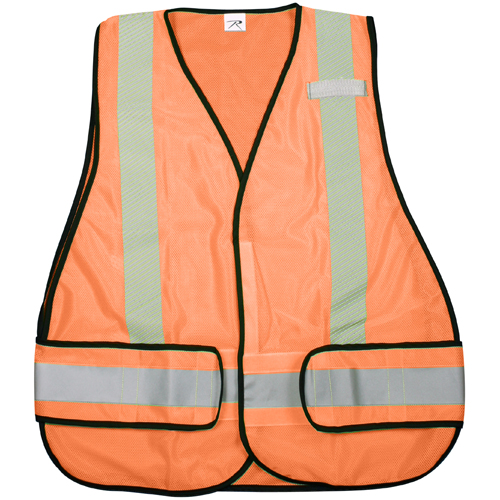 Ultra Force Hi Visibility Poly Mesh Orange Safety Vest