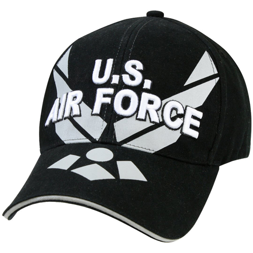 Air Force Wing Deluxe LoW Profile Insignia Cap - Black