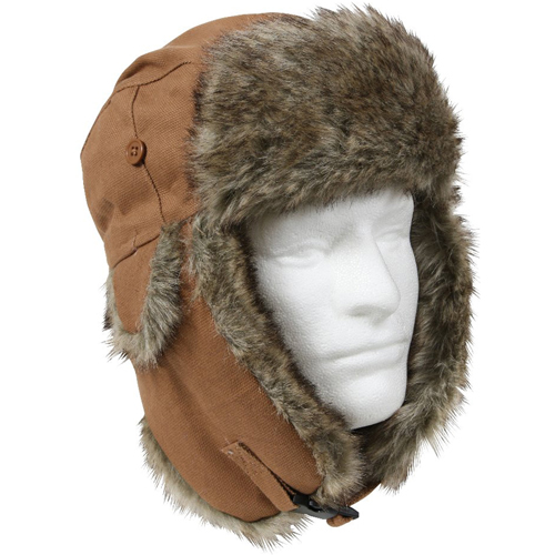 Canvas Fur Flyers Hat