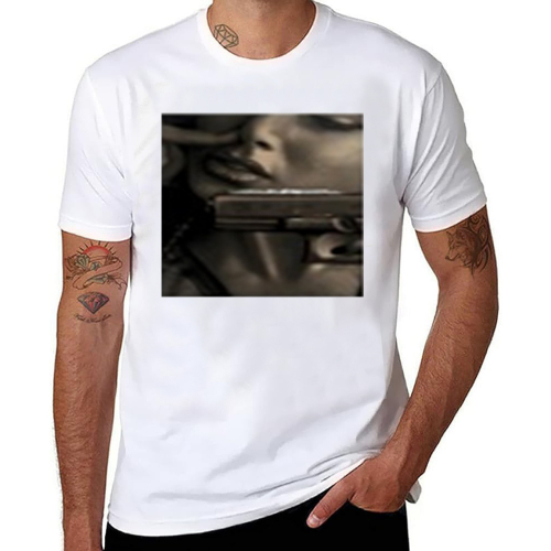 Gun Cocaine Design T-Shirt