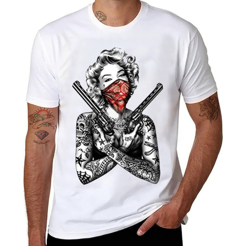 Monroe Gangster Design T-Shirt