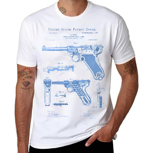 P08 Pistol Design T-Shirt