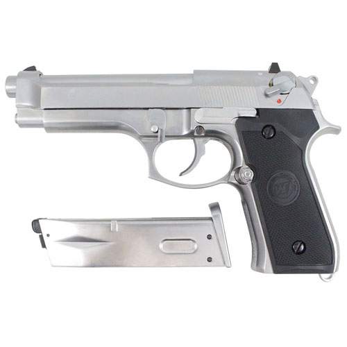 M92 Full Auto GBB Chrome Airsoft gun