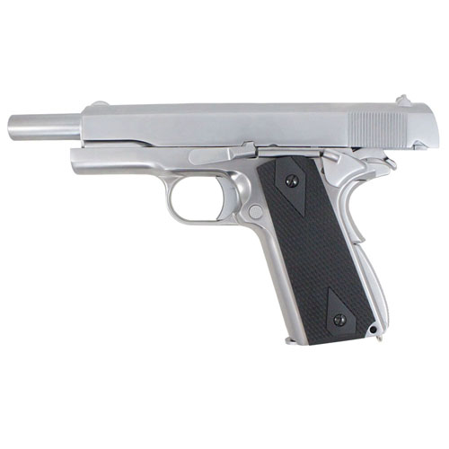 1911 Full Metal GBB Chrome Airsoft gun