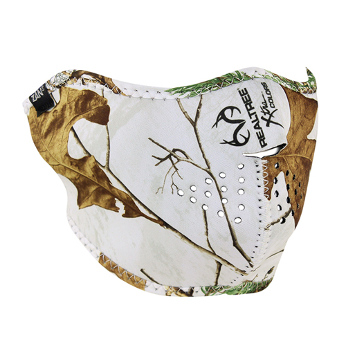 Neoprene Half Face Mask - Realtree Xtra Snow