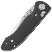 Foray 698 Black Contoured G-10 Handle Folding Knife