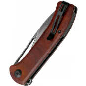 Riffle Damascus Flipper Folding Knife