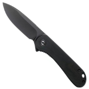 Elementum Flipper Knife Ebony Wood Handle