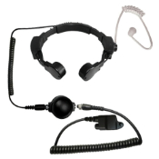 Headsets Assault Modular Throat Microphone w/ PTT - Kenwood 2-Pin