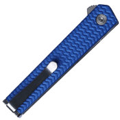 CRKT CEO Microflipper Knife Blue 12C27 Steel