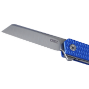 CRKT CEO Microflipper Knife Blue 12C27 Steel