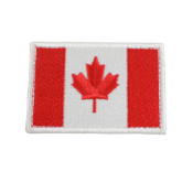 Embroidery Canadian Flag Patch