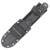 EK51 Short Drop Point Fixed Knife w/ Black Sheath 