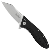 Grinder Bead-Blasted Finish Blade Folding Knife