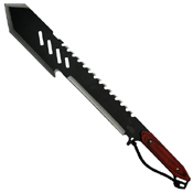 Survivor 6.5 Inch Pakkawood Handle Machete