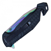 Neptune Wartech Half-Serrated Spear Point Folding Knife