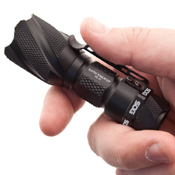 Dark Energy Black Anodized Aluminum LED Flashlight