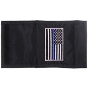 Thin Blue Line Flag Nylon Commando Wallet