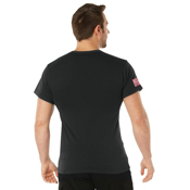 US Flag Bearded Skull T-Shirt