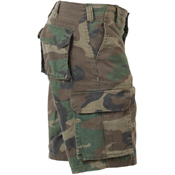 Vintage Camo Paratrooper Cargo Shorts