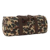 Camo Canvas Shoulder Duffle Bag