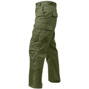 Relaxed Fit Zipper Fly BDU Pants