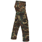Relaxed Fit Zipper Fly BDU Pants