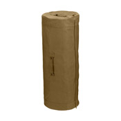 Canvas Duffle Bag With Side Zipper