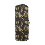 Canvas Duffle Bag With Side Zipper